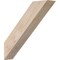 Ekena Millwork 3 1/2"W x 16"D x 16"H Traditional Smooth Knee Brace, Douglas Fir BRC04X16X16TRA00SDF - alternate 1